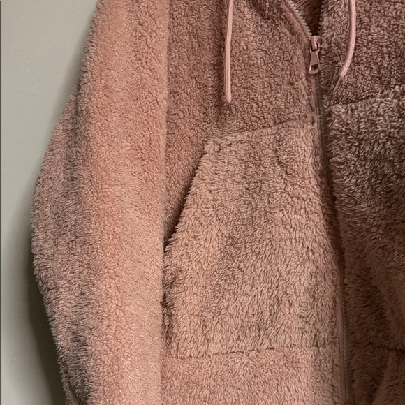 Cozy Pink Zip Jacket - Picture 3 of 4
